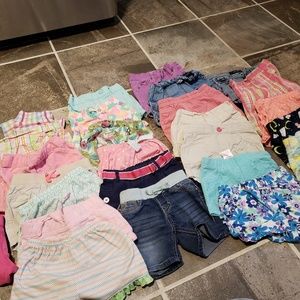 24 month &2t girls short lot